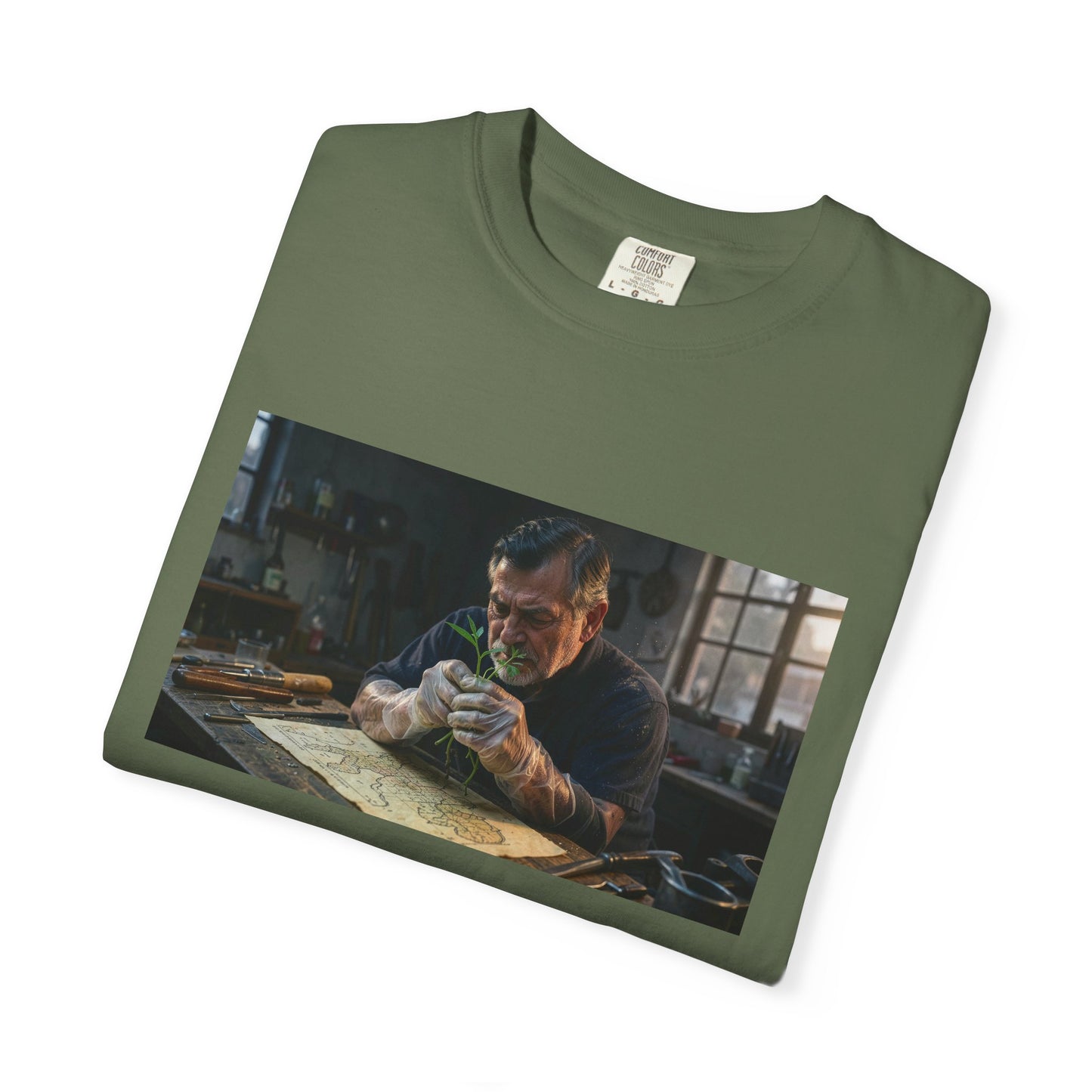 A Biotech Gardener With Translucent Gloves Close C | Custom