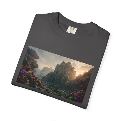 An Underwater Temple Reclaimed By Coral Foreground | Custom