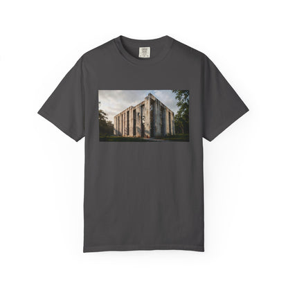 A Monolithic Concrete Chapel Long-Lens Facade Comp | Custom
