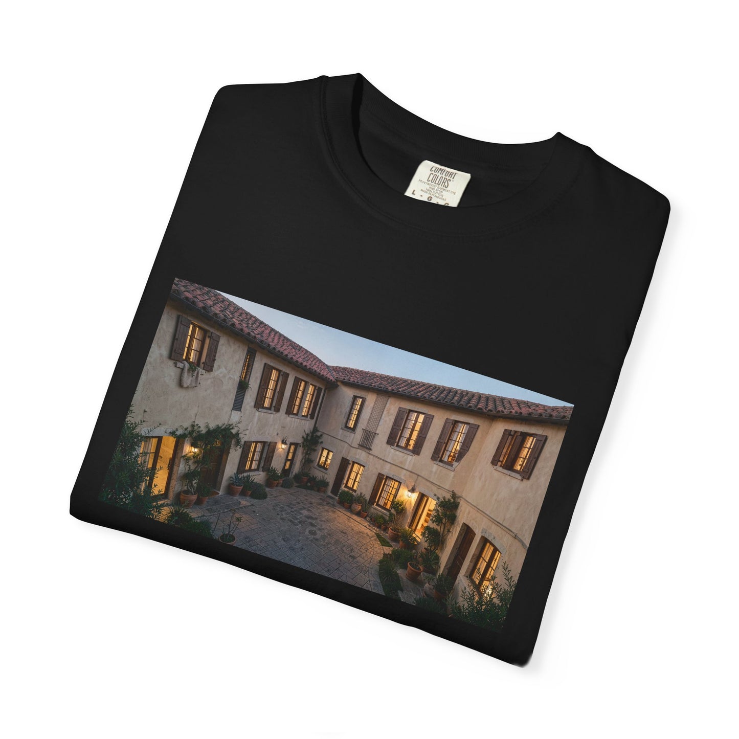 A Mediterranean Courtyard Hotel Dramatic Aerial Co | Custom