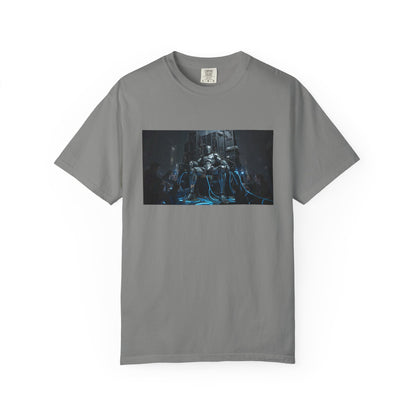 A Robot Lounging On A Throne Made Of Discarded Bla | Custom