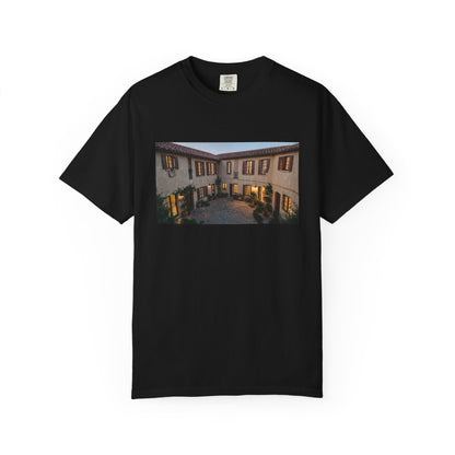 A Mediterranean Courtyard Hotel Dramatic Aerial Co | Custom