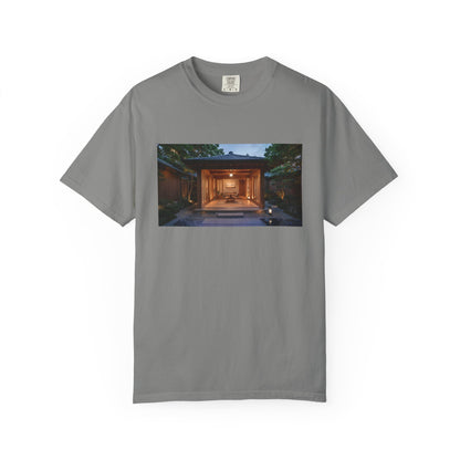 A Serene Japanese-Inspired Spa Pavilion Courtyard  | Custom