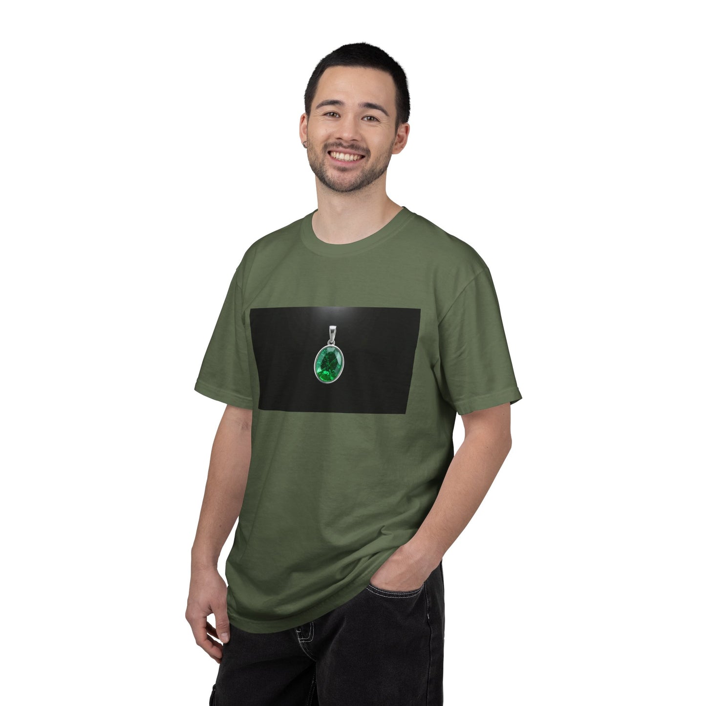 Emerald Pendant Black Void Ultra Realistic  Soft L | Custom