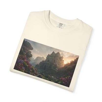 An Underwater Temple Reclaimed By Coral Foreground | Custom
