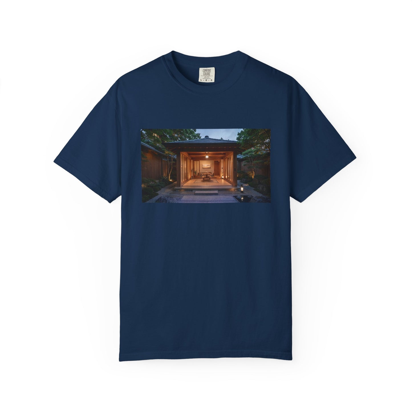 A Serene Japanese-Inspired Spa Pavilion Courtyard  | Custom