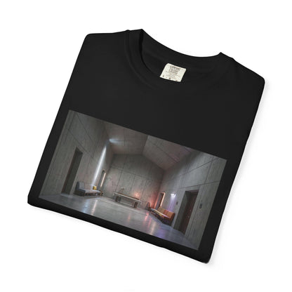 A Monolithic Concrete Chapel Interior Perspective  | Custom