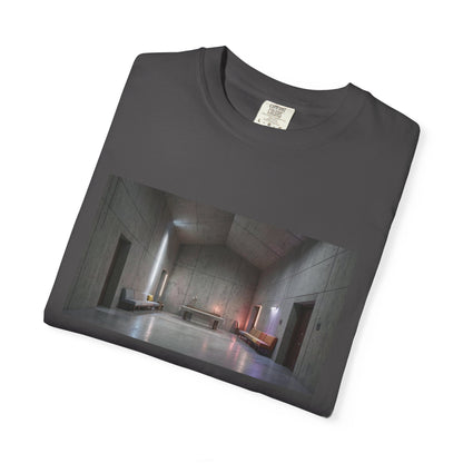 A Monolithic Concrete Chapel Interior Perspective  | Custom