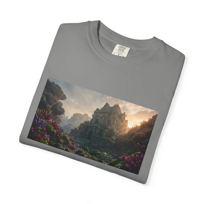 An Underwater Temple Reclaimed By Coral Foreground | Custom