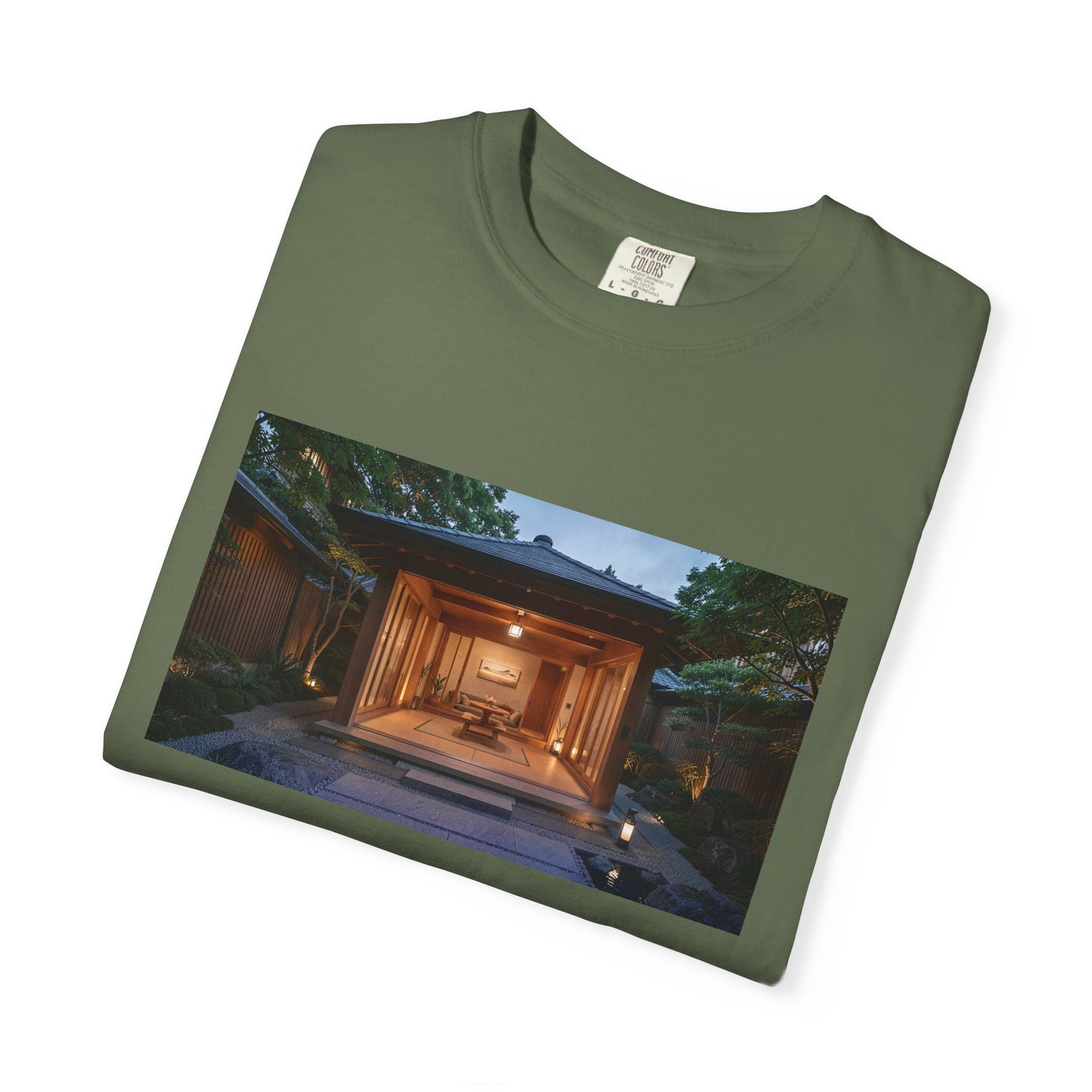 A Serene Japanese-Inspired Spa Pavilion Courtyard  | Custom