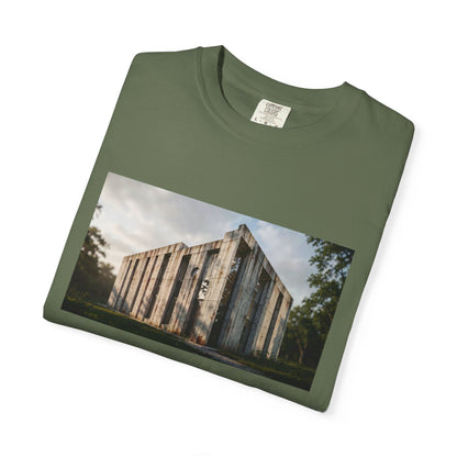 A Monolithic Concrete Chapel Long-Lens Facade Comp | Custom
