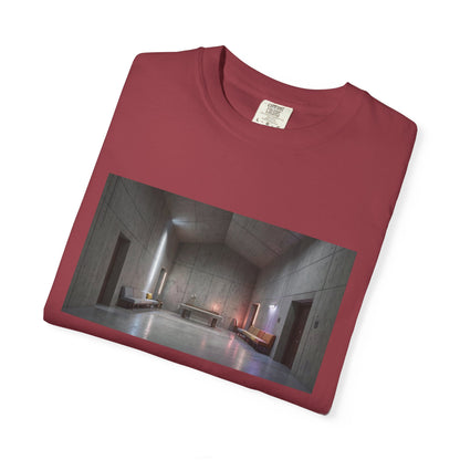 A Monolithic Concrete Chapel Interior Perspective  | Custom