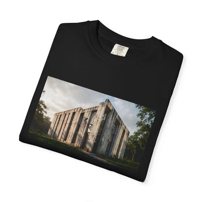 A Monolithic Concrete Chapel Long-Lens Facade Comp | Custom