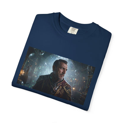 A Cybernetic Archivist In Ceremonial Attire Side-L | Custom