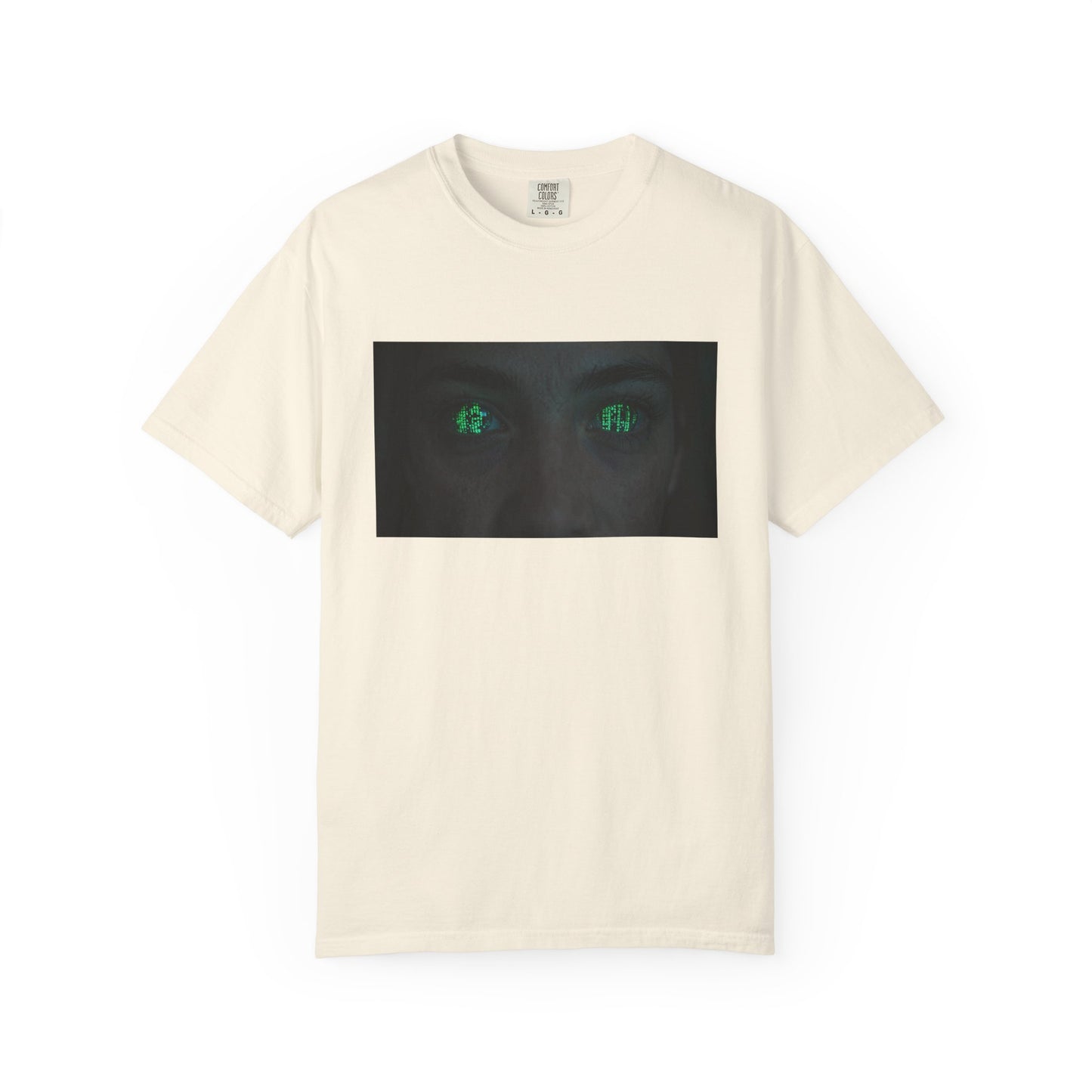 A Close-Up Of A Humans Eyes Reflecting The Scrolli | Custom