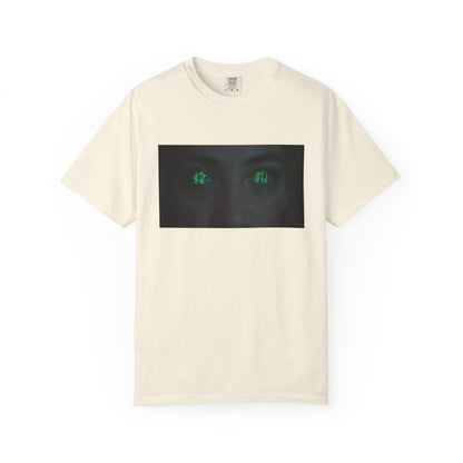 A Close-Up Of A Humans Eyes Reflecting The Scrolli | Custom