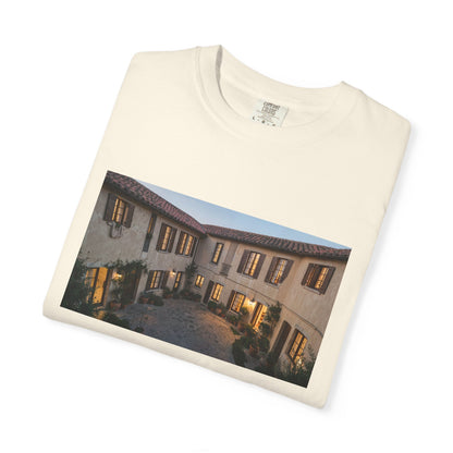 A Mediterranean Courtyard Hotel Dramatic Aerial Co | Custom