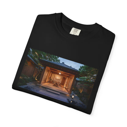 A Serene Japanese-Inspired Spa Pavilion Courtyard  | Custom