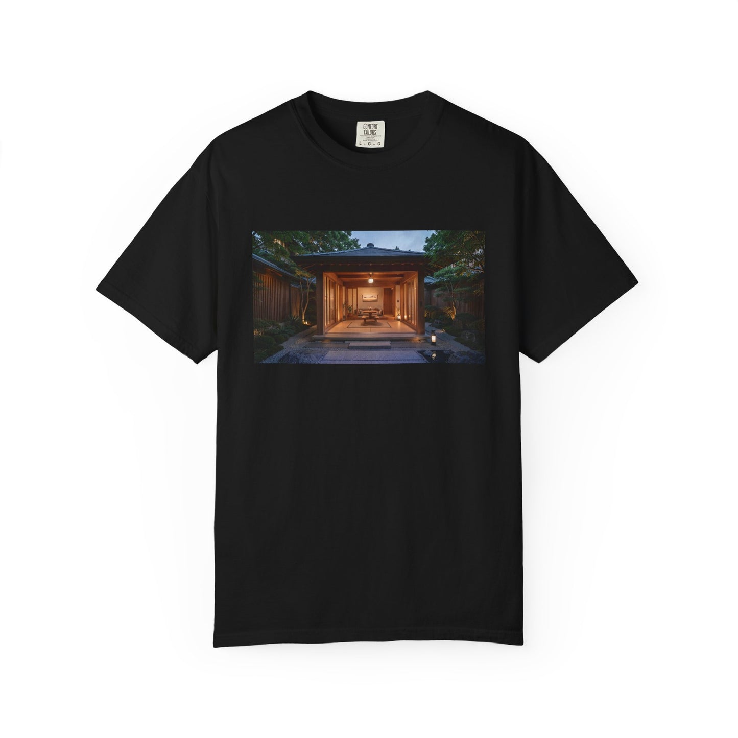 A Serene Japanese-Inspired Spa Pavilion Courtyard  | Custom