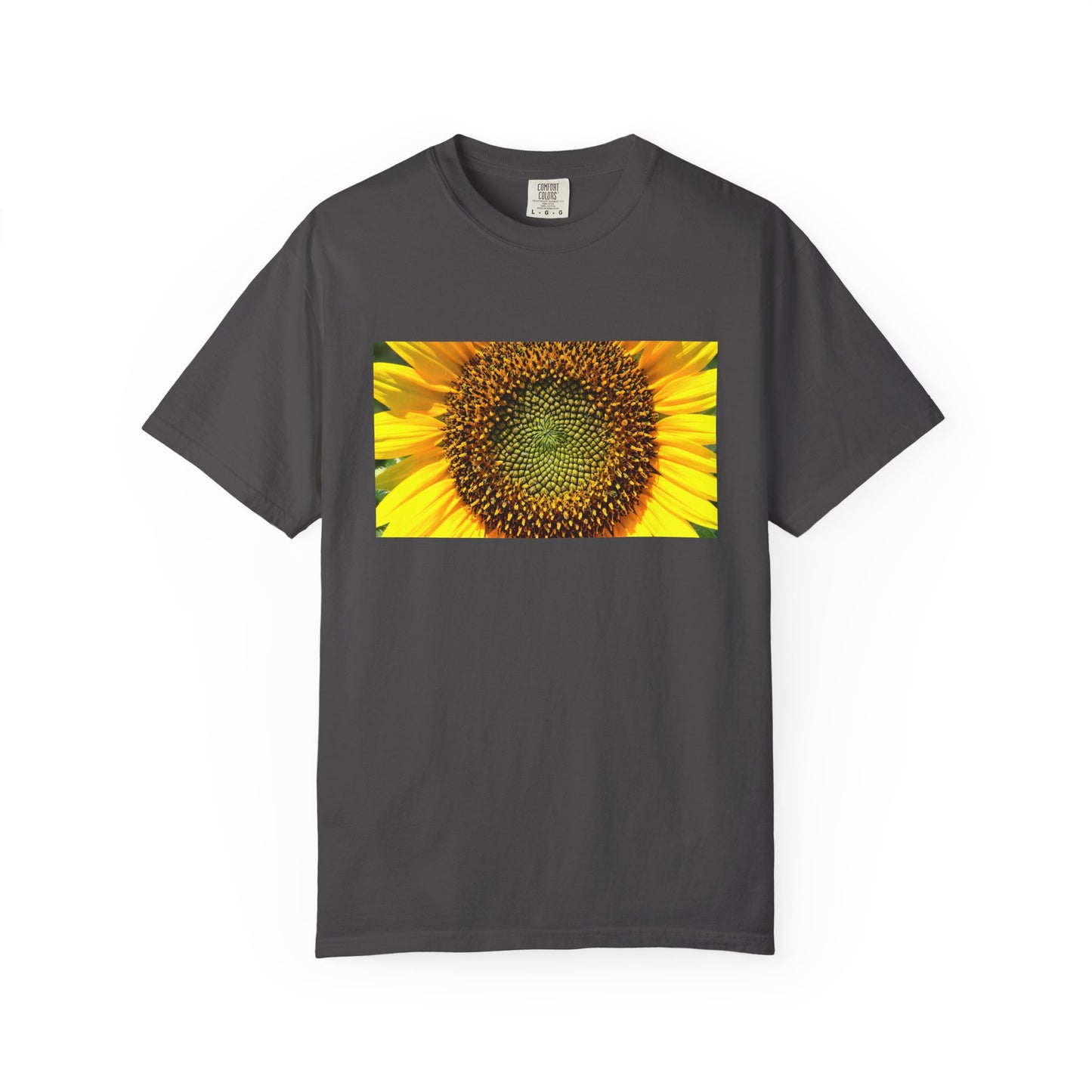 A Detailed Shot Of A Sunflower Center Geometric Se | Custom