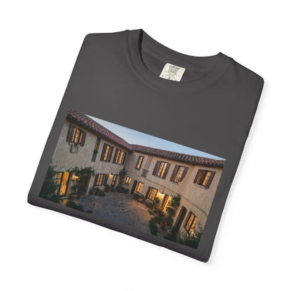 A Mediterranean Courtyard Hotel Dramatic Aerial Co | Custom