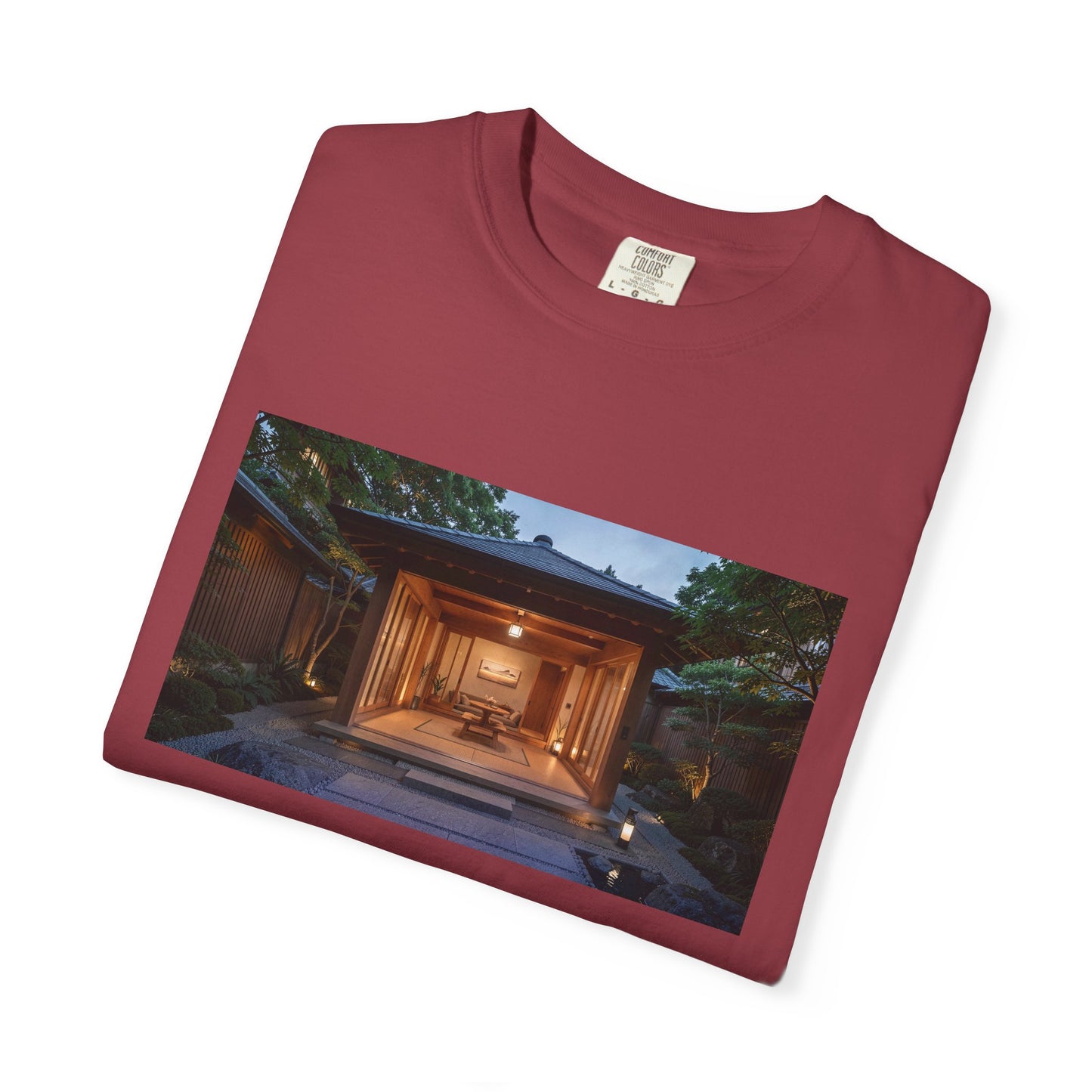 A Serene Japanese-Inspired Spa Pavilion Courtyard  | Custom