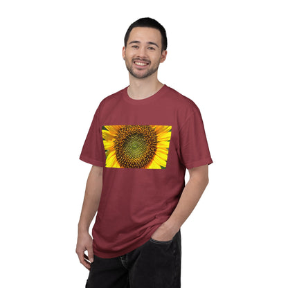 A Detailed Shot Of A Sunflower Center Geometric Se | Custom