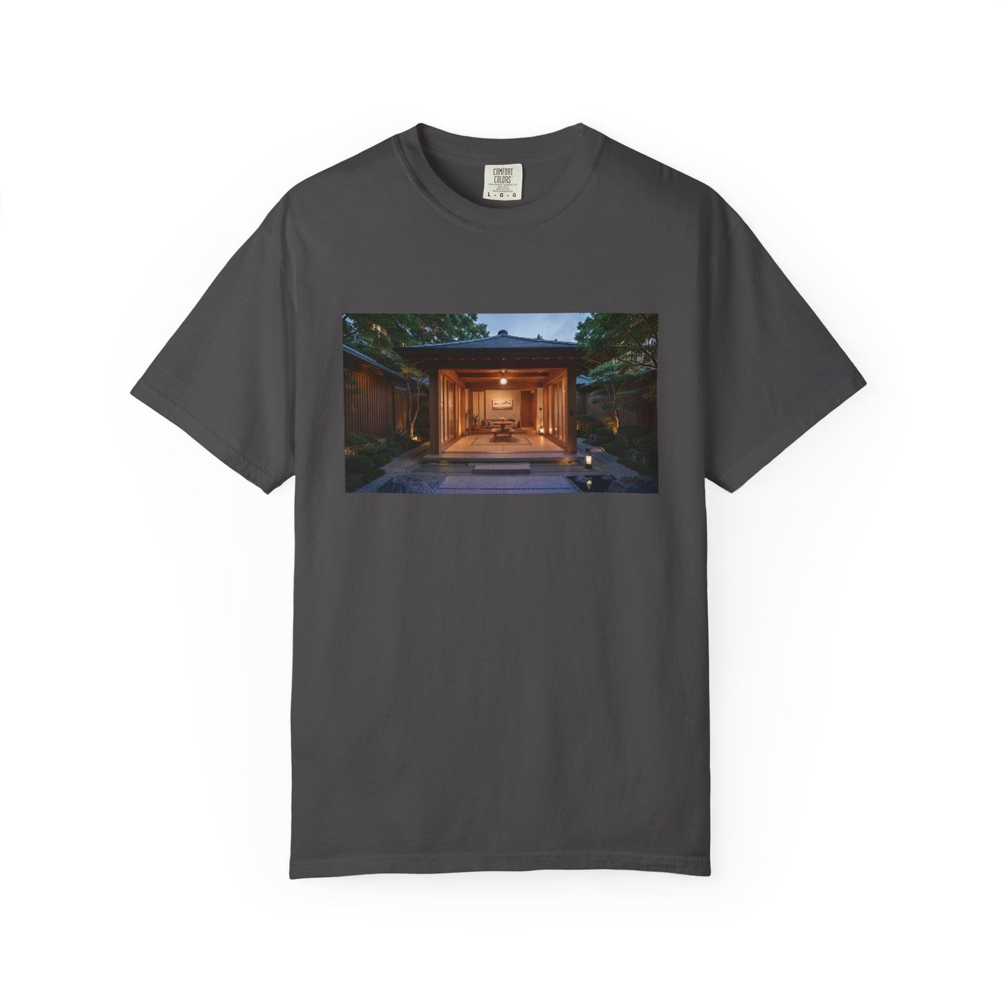 A Serene Japanese-Inspired Spa Pavilion Courtyard  | Custom