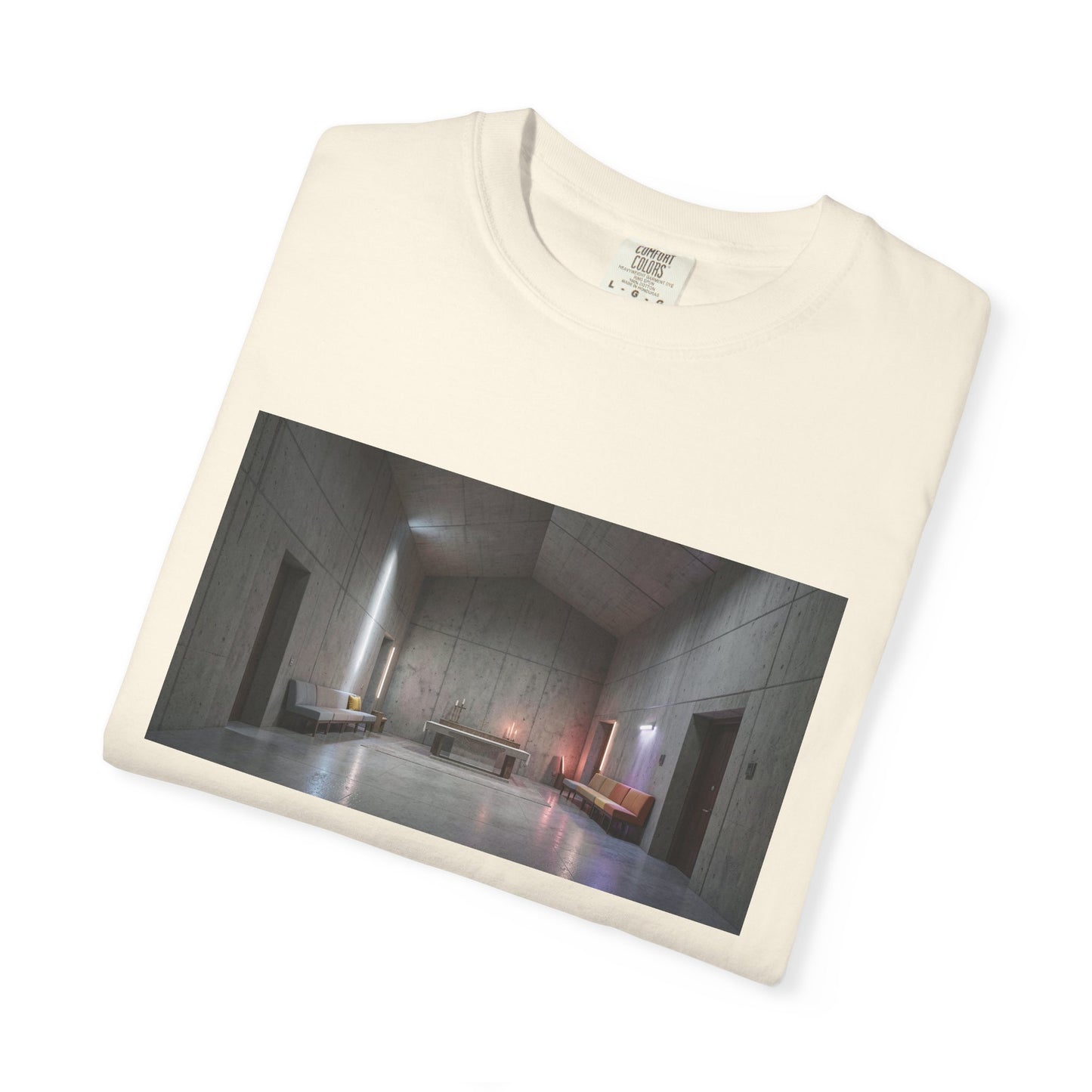 A Monolithic Concrete Chapel Interior Perspective  | Custom