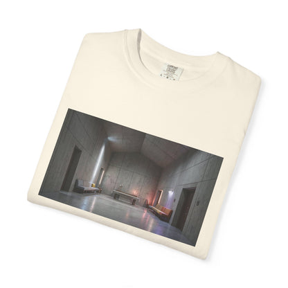 A Monolithic Concrete Chapel Interior Perspective  | Custom