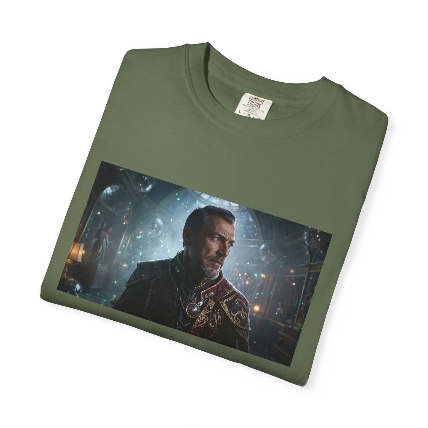 A Cybernetic Archivist In Ceremonial Attire Side-L | Custom