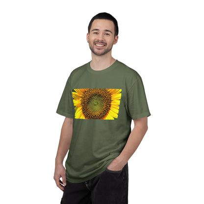 A Detailed Shot Of A Sunflower Center Geometric Se | Custom