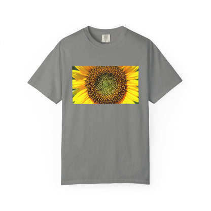 A Detailed Shot Of A Sunflower Center Geometric Se | Custom