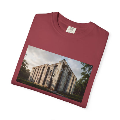 A Monolithic Concrete Chapel Long-Lens Facade Comp | Custom