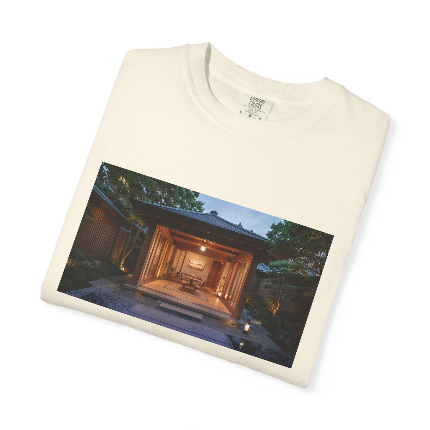 A Serene Japanese-Inspired Spa Pavilion Courtyard  | Custom