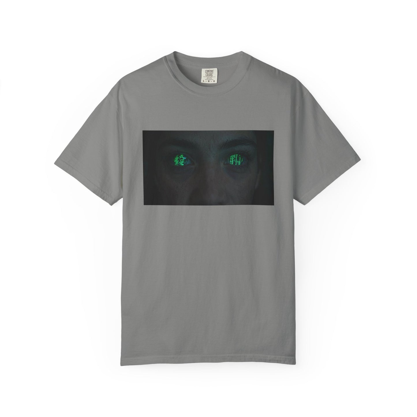 A Close-Up Of A Humans Eyes Reflecting The Scrolli | Custom
