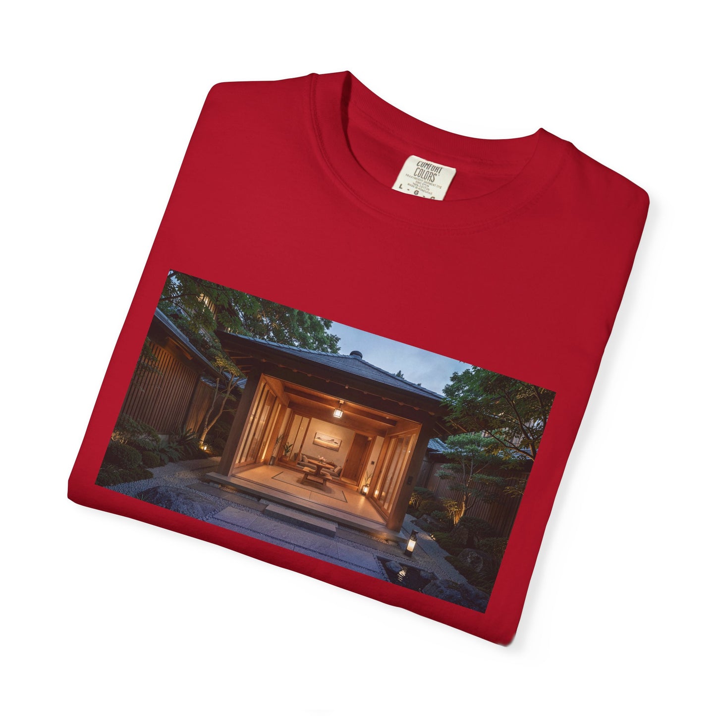 A Serene Japanese-Inspired Spa Pavilion Courtyard  | Custom