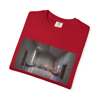 A Monolithic Concrete Chapel Interior Perspective  | Custom