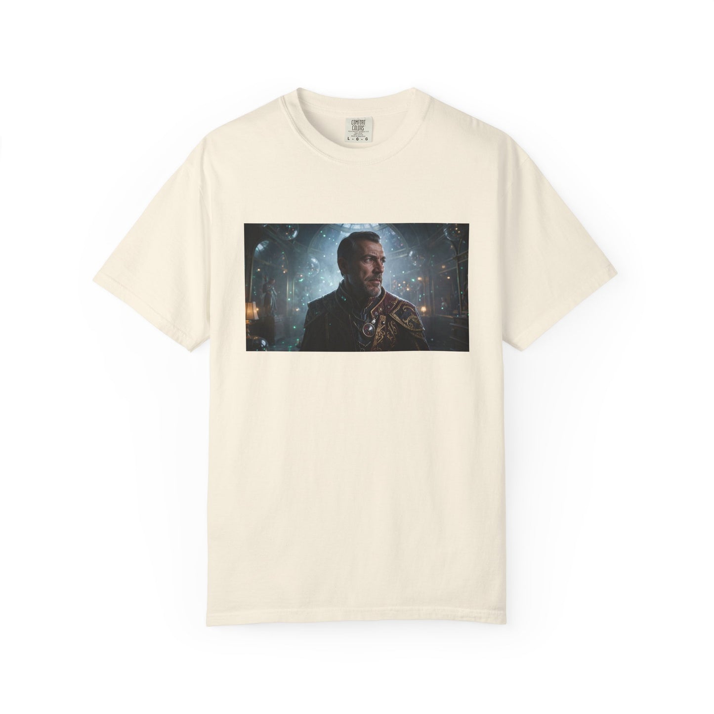 A Cybernetic Archivist In Ceremonial Attire Side-L | Custom