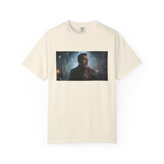 A Cybernetic Archivist In Ceremonial Attire Side-L | Custom