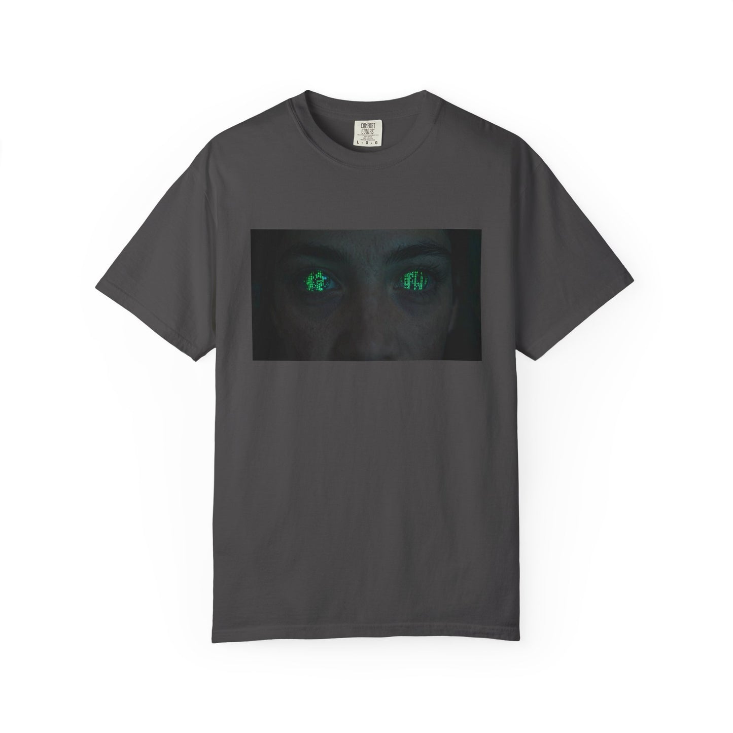 A Close-Up Of A Humans Eyes Reflecting The Scrolli | Custom