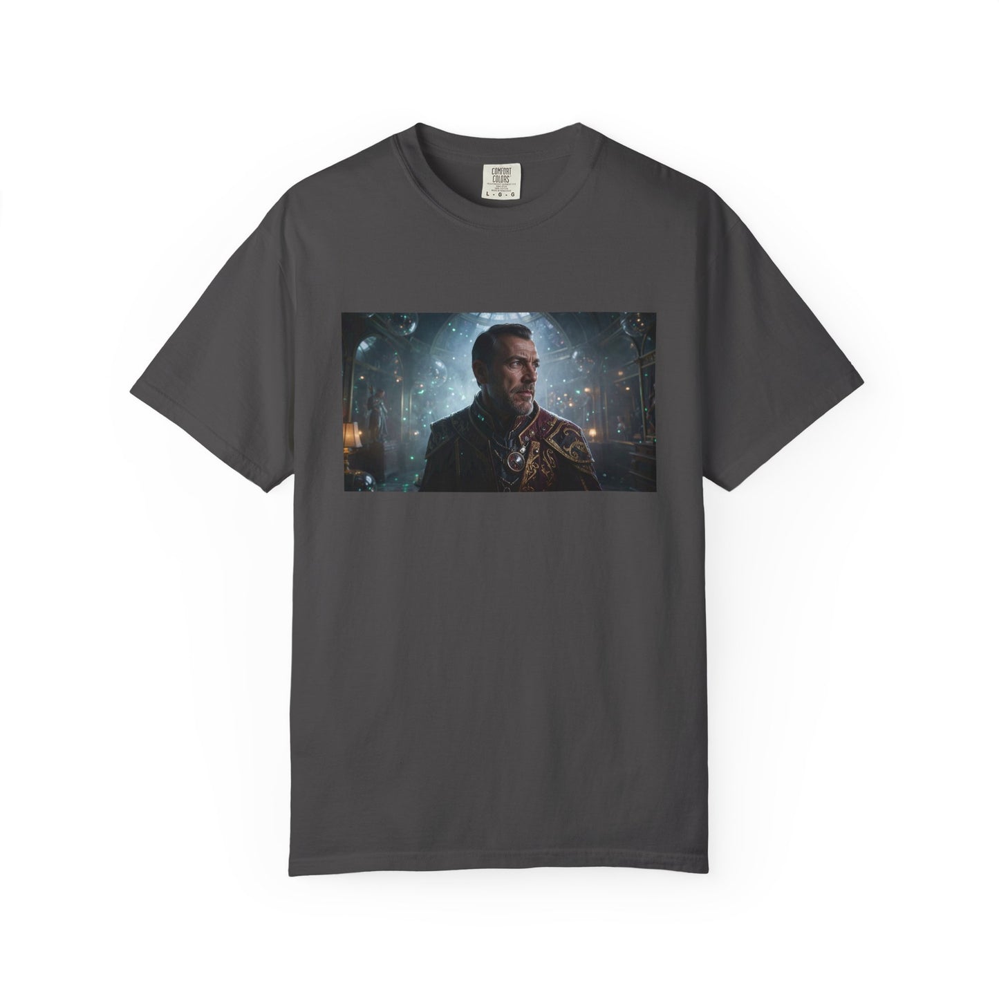 A Cybernetic Archivist In Ceremonial Attire Side-L | Custom