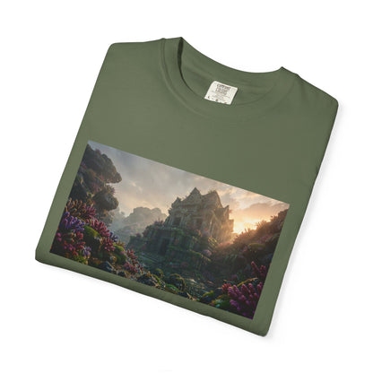 An Underwater Temple Reclaimed By Coral Foreground | Custom