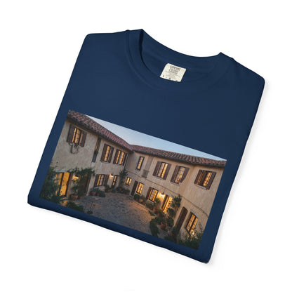 A Mediterranean Courtyard Hotel Dramatic Aerial Co | Custom