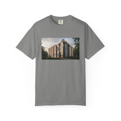 A Monolithic Concrete Chapel Long-Lens Facade Comp | Custom