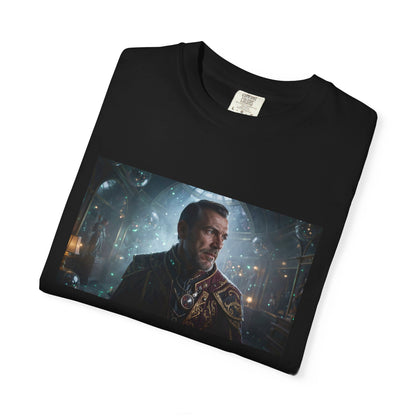 A Cybernetic Archivist In Ceremonial Attire Side-L | Custom