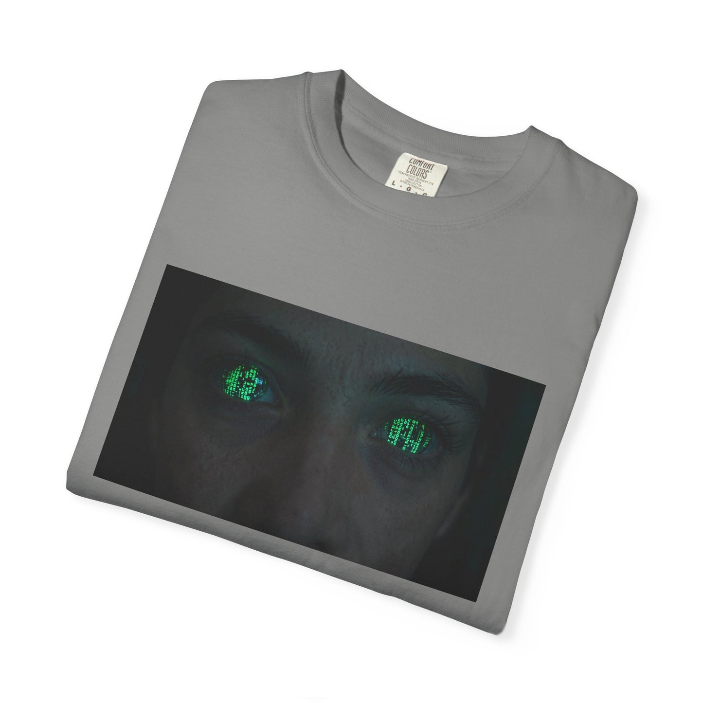A Close-Up Of A Humans Eyes Reflecting The Scrolli | Custom