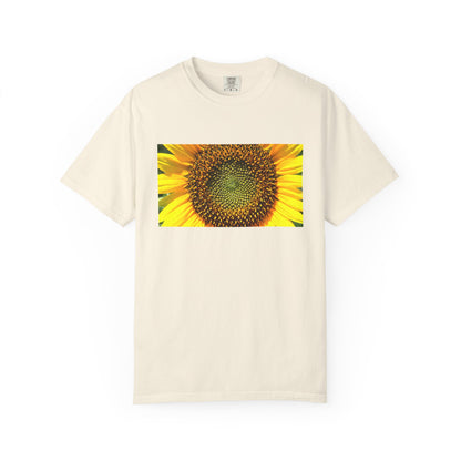 A Detailed Shot Of A Sunflower Center Geometric Se | Custom