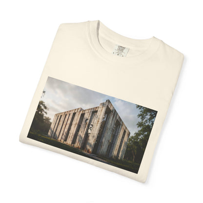 A Monolithic Concrete Chapel Long-Lens Facade Comp | Custom