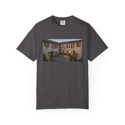 A Mediterranean Courtyard Hotel Dramatic Aerial Co | Custom